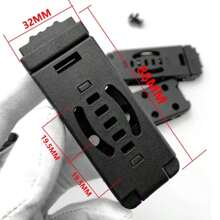 K-Type Knife Sheath Belt Clip Hunting Knife Sheath Kit Back Clip Waist Belt Holder - Multicolor - View 6
