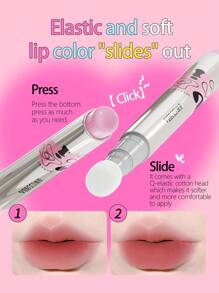 VEECCI Soft Mist Milk Cream Cushion Lip Mud, Tidak Lengket, Cepat Kering - S04 Teh Susu Kayu Manis - View 3