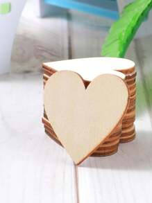 50pcs-Unpolished Wood Heart Shaped Blank Wood Slices,Heart Wood Slices,Wooden Hearts For Crafts,Wooden Hearts For Crafts, Small Wood Hearts Cutout Slices, DIY Wooden Ornaments,Heart Sign Tag For Valentine's Day, Birthday Party, Wedding Guest Book Decoration,Christmas Wood Decorations For Tree,Wooden DIY Hanging Decorations For Painting, Staining, DIY Crafts, Home Decor,Bedroom Decor,Room Decor,Background Decor