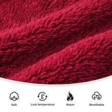 Sheonly 4 Colors Fashion Autumn And Winter Warm Women Pajamas Set,Casual Homewear Pajamas Loose Lapel Collar Loungewear Set,Women Pullover Sleepwear,Long Sleeve 2 Pieces Pajamas Set - Burgundy - View 8