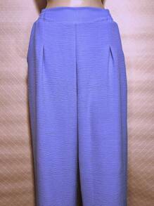 Women's Elegant High Waisted Wide Leg Pants Comfortable Basic And Stylish - 紫丁香色 - 查看 1