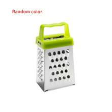 1pc Stainless Steel Mini Cheese Grater, Creative Random Color Small Box Graters For Kitchen Slicer, Ginger, Vegetable - Multicolor - View 7