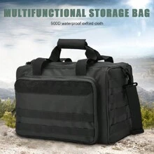 30L Deluxe Tactical Gun Range Bag - Soft Case With Double Handgun Storage, Durable Shooting Range Duffle For Men And Women, Ideal Birthday Gift