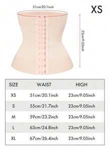 Women's Simple Solid Color Waist Trimmer Corset Belt  - Pink - View 3