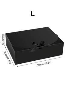 10件装,一体式翻盖礼盒,含蝴蝶结丝带,大号10.6X8X3.2英寸礼盒 - 牛皮纸盒,适用于婚礼、结婚纪念日、纪念礼品盒、礼品包装、生日、情人节、圣诞节感恩节、派对和母亲节。(烘焙包装盒、糖果包装盒)情人节 - 彩色 - 查看 17
