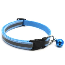 Glow-In-The-Dark Reflective Pet Collars With Bells For Small Dogs And Cats Keep Your Pets And Visible At Night