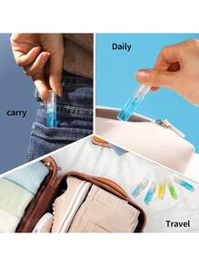5/10/20pcs Refillable Portable Perfume Spray Bottles, Mini Perfume Refillable Sprayer, Cosmetic Essence Water Storage Container, Perfume Spray Bottle, Perfume Spray Pump Box, Mini Pocket Perfume Sprayer, Refillable Perfume Dispenser Transfer Tool (2ML/3ML/5ML) - Clear - View 9