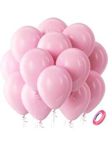 5-18 Inch Balloons In Red, Black, White, Blue, Pink, Green, Purple And Other Colors, Suitable For Birthday Party, Wedding, Anniversary, Valentine's Day, Baby Shower, Bachelorette Party And Other Celebrations And Party Decorations, Photo Props - Multicolor - View 191