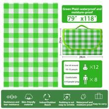 Outdoor Waterproof Picnic Mat, Thick Camping Ground Cloth, Portable Beach Blanket, Suitable For Picnic, Camping, Hiking And Lawn - Multicolor - View 11