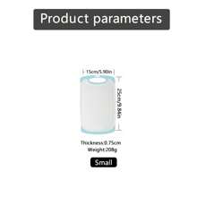 Set de 3 tocătoare din plastic - Tocător antiderapant, ușor de curățat, pentru carne, fructe, legume - Bloc de măcelar, accesorii esențiale de bucătărie - Multicolor - Vizualizare 13