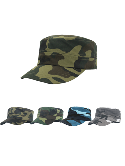 Unisex Adjustable Camouflage Newsboy Cap, Outdoor Sports Baseball Hat Suitable For Daily Use