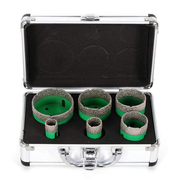 Jeu de forets diamantés pour carrelage, grès fin M14 pour meuleuse d'angle Flex