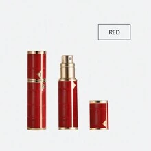 1pc Louischanzl 5ml Premium Leather Sealed Mini Travel Refillable Perfume Atomizer Bottle With Bottom Filling Valve