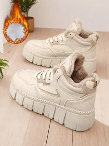 2024年春冬季新款时尚撞色休闲运动鞋女款，时尚百搭