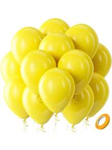 5-18 Inch Balloons In Red, Black, White, Blue, Pink, Green, Purple And Other Colors, Suitable For Birthday Party, Wedding, Anniversary, Valentine's Day, Baby Shower, Bachelorette Party And Other Celebrations And Party Decorations, Photo Props - Multicolor - View 122