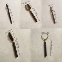 1pc/2pcs, Vintage Chinese Style Long Handle Copper Alloy Tea Spoon Tea Tongs, Bronze Color Tea Scoop, Tea Spoon, Tea Leaf Spoon, Kung Fu Tea Set, Tea Set Accessories, Essential Home Tea Spoon, Halloween Christmas Gift For Tea Lovers - View 7