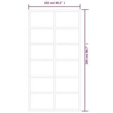 Sliding Door Hardware Set ESG Glass And Aluminium 102x205 Cm Modern Stylish Design For Indoor And Outdoor Use High Quality Durable Easy Installation - Black - View 9