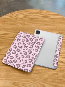 Cheetah Print Leopard Pattern Case Compatible With IPad 10.2 Inch 2021/2020 IPad 9th/8th Generation,Compatible With Samsung Galaxy Tab A8 10.5 Inch 2022,Compatible With Huawei Matepad 10.4/ Tab Cover,With Pen Holder,Supports Automatic Sleep/Wake Lid - Multicolor - View 2