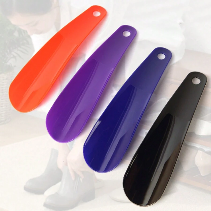 1 Peça calçadeira portátil, ferramenta conveniente para levantar sapatos para uso em viagens e em casa, suprimentos de volta às aulas