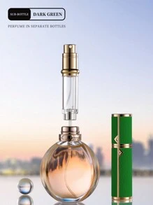 1pc 5ml Refillable Leather Perfume Travel Spray Bottle, Portable Fragrance Atomizer Ideal For Travel, Office, Home Decor, Weddings, Parties, Birthdays, Gifts For Him/Her, Holidays