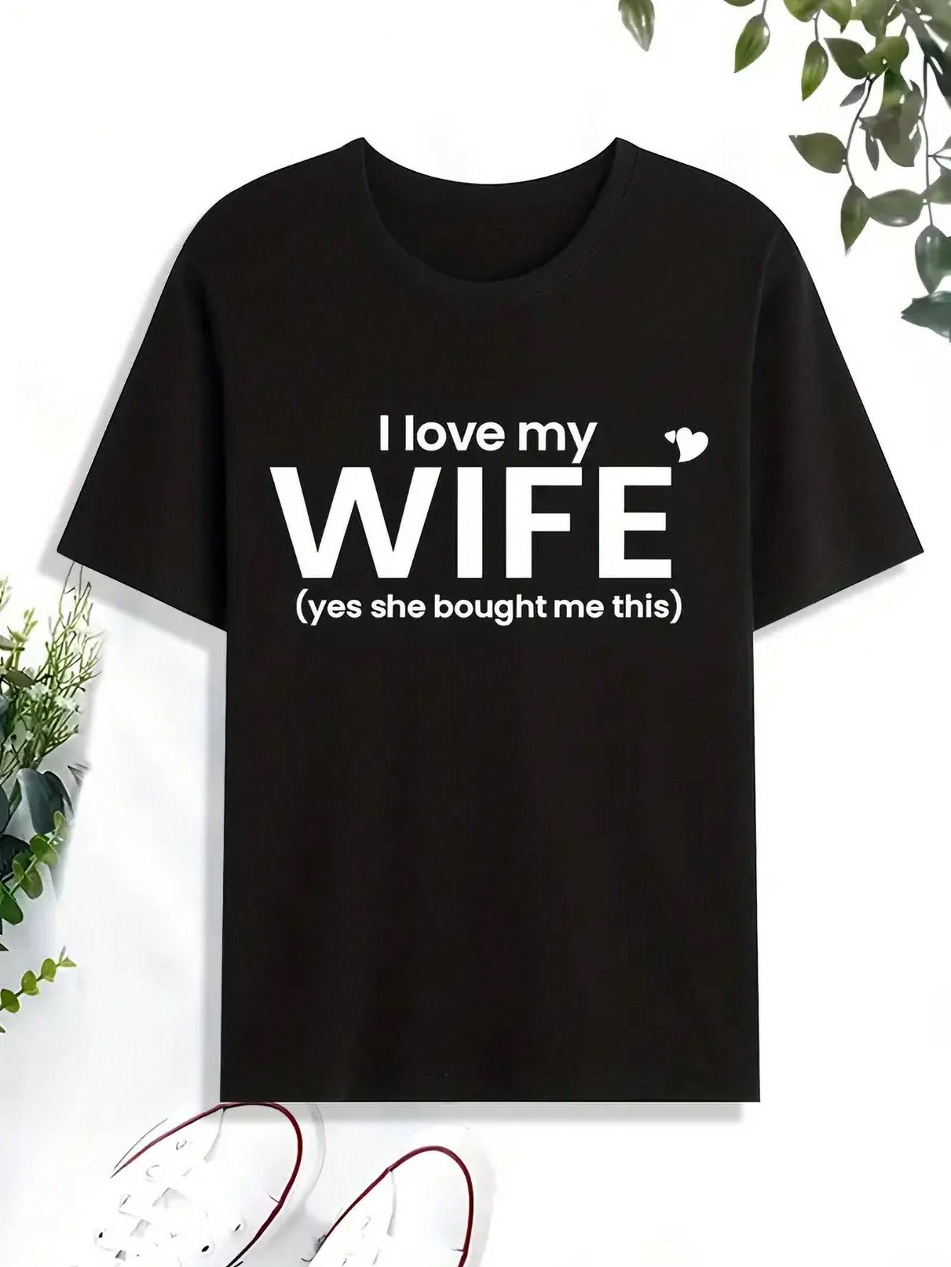 Men's Summer Slogan Print Round Neck Oversized Short Sleeve Casual T-Shirt