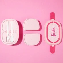 Miniso 双层便当盒适合学生食堂（1600毫升） - 粉色 - 查看 3