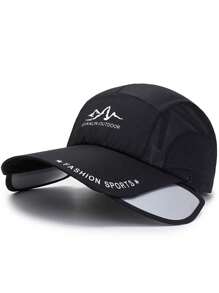 1 pieza sombrero de verano plegable contra rayos uv con máscara facial solar desmontable, sombrero de protección solar al aire libre para pesca de sol para golf respirable para hombres y mujeres, sombrero de sol para exteriores en la playa, rápido, manténgase fresco y elegante ligera y resistente a los rayos uv contra el polvo y el viento, máscara colgante transpirable con sensación de hielo de malla, máscara de protección del cuello. - Negro - Ver 6