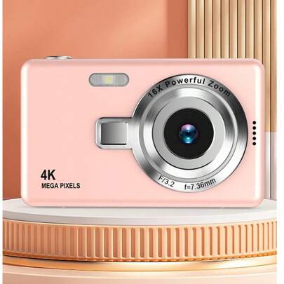 Auto Focus 50MP 4K Face Detection 2.4-Inch 16X Zoom Rechargeable Battery Pocket Cinema Digital Compact Video Cameras