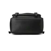 Mochila Multifuncional de Couro de 16 Polegadas, Mochila de Luxo Masculina de Alta Qualidade, Mochila de Viagem em Couro PU com Grande Capacidade, Mochila Escolar para Adolescentes Meninos, Mochila Esportiva Vintage e Engraçada, Necessidades de Viagem, Bolsa Retrô, Bolsa Essencial de Praia, Mala de Laptop Vintage