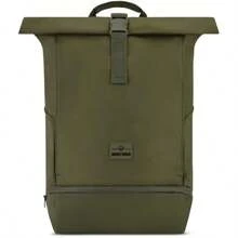 Roll Top Backpack For Women Men Allen Large Rucksack For School University Work Laptop Compartment 16 Inch Water Repellent - Olive1 - View 1