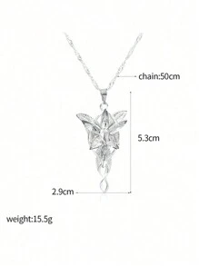 1Pc Arwen Evenstar Necklace Silver Color Crystal Pendant Necklaces For Women Girl Party Jewelry Gift Jewelry