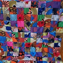 100 chiếc khăn trùm đầu 4x4 inch cắt sẵn, túi vải vuông 4 inch, nhiều màu, vải châu Phi vuông không lặp lại, vải chắp vá, vải thủ công in, bó vải chắp vá, vải chần bông, thủ công, vải may DIY, phụ kiện thủ công - Màu sắc hỗn hợp - Xem 9