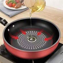 Frigideira antiaderente de 24 cm, dupla face (com/sem tampa), adequada para fritar, cozinhar e fazer panquecas, compatível com fogão de indução e fogão a gás