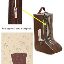 1 pieza Bolsa de almacenamiento para zapatos, Funda protectora impermeable y a prueba de polvo para botas, Organizador de zapatos para el hogar