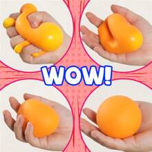 Langsam ansteigender Stresslinderungsball, Sensorball mit mittlerem Widerstand, zur Angstlinderung, weiches Ball-Handtherapiegerät für Erwachsene, dehnbares Zappelspielzeug für Schüler im Klassenzimmer, Geburtstagsgeschenk, Halloween Präsent, Weihnachtsstrumpffüller, Osterkorbfüllung