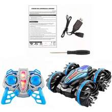 Children's Amphibious Toy Remote Control Car, Parent-Child Interactive Toy - Blue - View 6