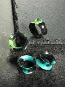 2-4 件装硅胶耳塞柔性耳道塞拉伸器扩张器双喇叭肉耳穿刺饰品男女皆宜