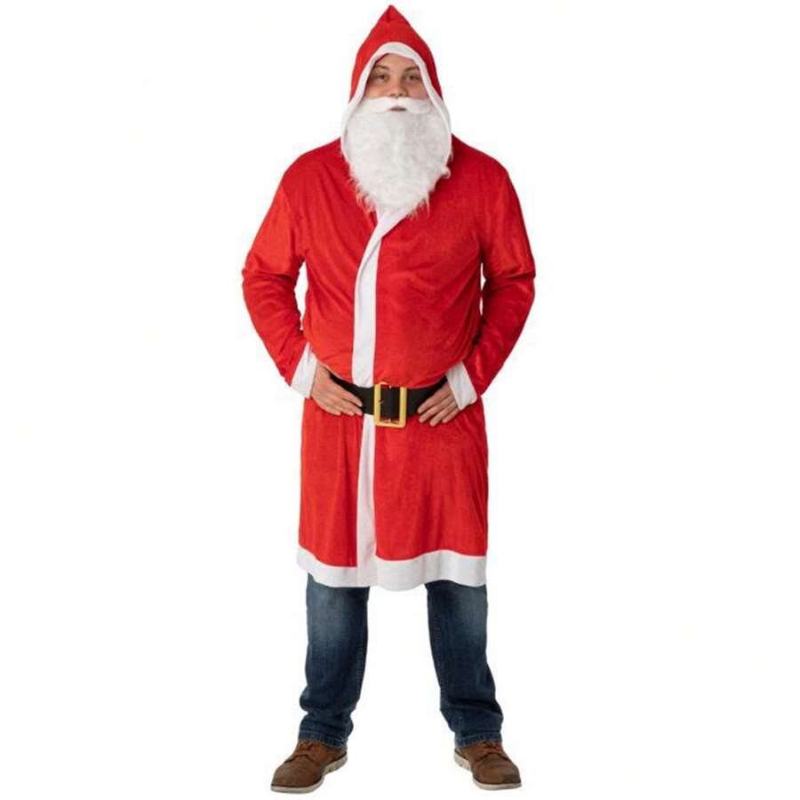 Fééric Lights and Christmas Déguisement de Père Noël adulte. Livraison gratuite en 24/48 heures - Rouge - Voir 1