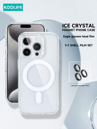 1 件磁性无线充电透明 TPU+PC 减震手机壳，带大孔，相机按钮防刮，AI 摄影按钮，兼容 17 ProMax/17/17 Pro/17 /11/12/12 Pro/12 Plus/13/13 Pro/13 Plus/13 ProMax/14/14 Plus/14 Pro/14 ProMax/15/15 Plus/15 Pro/15 ProMax/16/16 Plus/16 Pro/16 ProMax/16e、S25 Ultra/S24 Plus/S23+/S22/A35/A55/A15/A16/A36/A56/A26/A54/S25 Edge