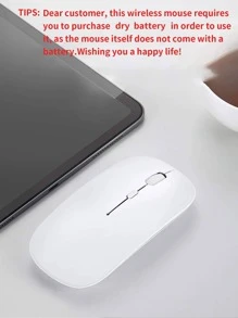 Mouse wireless Bluetooth pentru laptop, iPad, compatibil cu iPhone (IOS 13.1.2 și versiuni ulterioare), mini mouse silențios compatibil cu Android/Windows/Linux (negru)