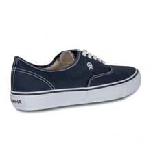 Rainha Unisex Casual Mont Car IV Sneakers - 海軍藍和白色 - 查看 4