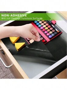 1 Roll Of Gray Dot Pattern Shelf Lining, Anti Slip Cabinet Lining, Transparent Non Adhesive Drawer Lining, EVA Waterproof Refrigerator Lining, Easy To Cut Cabinet Lining, Suitable For Shelves, Tables, Cabinets, Kitchens And Shelf Mats, Drawer Mats, Cabinet Linings, Refrigerator Linings, Kitchen Shelf Linings