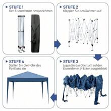 10'x 10' Pop UP Canopy Party Tent Gazebo Outdoor Foldable Wedding Canopy Awning