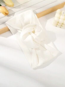 1pc Casual Style Solid Fabric Knot Headband Valentines - Multicolor - View 12