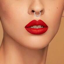 1 Pair Stainless Steel Round Hoop Earrings/Nose/Lip Rings, Suitable For Women, Men, Girls, Everyday And Party Wear Piercing Circular Design, Cute/Sexy Style