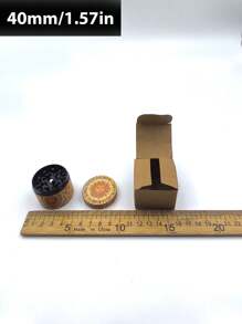 BROS 2.5"/1.57" Creative Cartoon Grinder - Multi-Layer Alloy Grinding Tool - Compact Household Essential - Mini Crusher - Multicolor - View 10