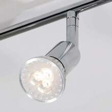 Spot de plafond orientable, plafonnier 4 LED, spot mural, lumière brillante, design contemporain