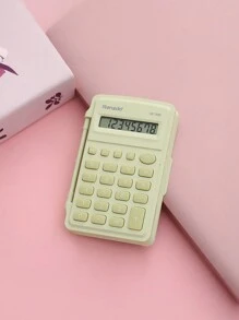 1pc Mini Student Calculator, Cute & Fashionable Design, 8 Digit Display, Suitable For Work, Study, Finance, Accounting, Portable Handheld Calculator Back To School - Single Piece - View 13