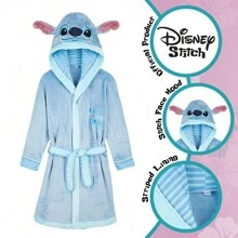 Disney Dressing Gown Lilo And Stitch Robe Gift - Blue - View 2