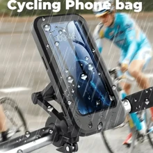 Soporte universal para teléfono de bicicleta o motocicleta con rotación de 360°: impermeable, ajustable, sujeta de forma segura smartphones con pantalla táctil para un fácil acceso en movimiento